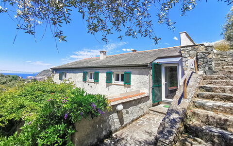 Il Frantoio Del Mesco - Levanto: Escaliers, Fenêtre, Propriété, Maison, Mur, Immobilier, Toit, Zone Rurale, Mur De Pierre