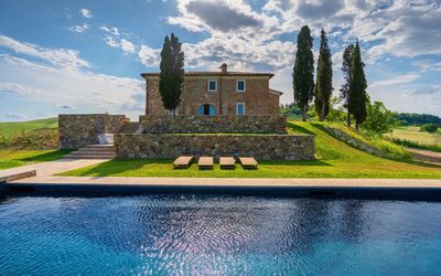 View of the Villa from the swimming pool