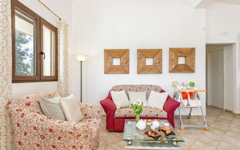 Villa Käthe Con Piscina Privata: Meubles, Plante, Fenêtre, Bâtiment, Table, Bois, Confort, Salon, Cadre, Décoration