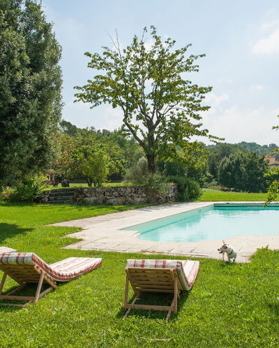 Villa Monia: Plante, L'Eau, Ciel, Propriété, Vert, Nuage, Arbre, Piscine, Herbe, Mobilier De Jardin