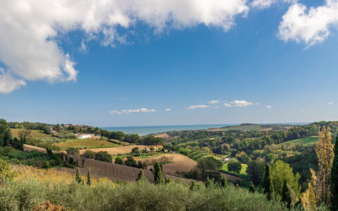 Villa Vagnini: Nuage, Ciel, Plante, Bleu Azur, Paysage Naturel, Environnement Naturel, Arbre, Montagnes, Lot Terre, Lumière Du Soleil