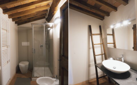 Villa San Leo: Propriété, Évier, Luminaire Plomberie, Bois, Salle De Bains, Bâtiment, Design Intérieur, Architecture, Robinet