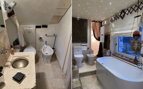Villa Vetice: Luminaire Plomberie, Bâtiment, Robinet, Propriété, Baignoire, Lavabo, Évier, Miroir, Toilette, Salle De Bains