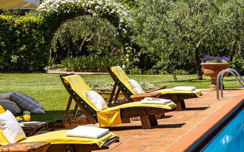 Podere La Torre: Plante, Vert, L'Eau, Mobilier De Jardin, Bois, Balancelle, Ombre, Arbre, Loisir, Herbe