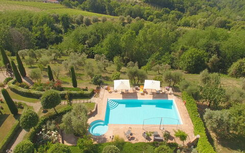 Villa i Colli: L'Eau, Plante, Arbre, Paysage Naturel, Piscine, Végétation, Lot Terre, Paysage, Herbe, Immobilier