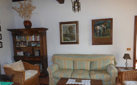 Casa Banditello: Cadre, Meubles, Propriété, Canapé, Table, Bois, Design Intérieur, Bâtiment, Éclairage, Salon