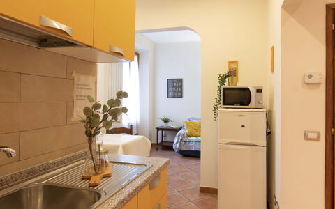 Vintage Apartment in Florence: Propriété, Cabinetry, Bâtiment, Plante, Plante D'Appartement, Pot De Fleur, Design Intérieur, Sol, Sol, Bois