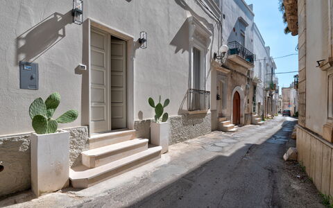 Dimora Cocchi: Bâtiment, Plante, Fenêtre, Bleu Azur, Ciel, Surface De La Route, Pot De Fleur, Maison, Quartier, Plante D'Appartement