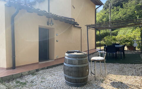 Villa Le Ripe - Gambassi Terme, Toscana: Plante, Bâtiment, Baril, Pneu Automobile, Lot Terre, Ombre, Bois, Arbre, Biome, Maison