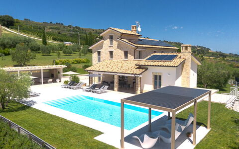 Villa Aso: Piscine, Domicile, Biens, Recours, Ferme, Villa, Loisir, Porche, Patio, Manoir