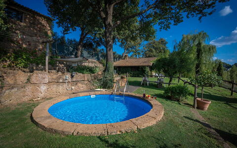Casale Delle Papere, Pool, Romantic Holiday In Nep: L'Eau, Plante, Ciel, Bleu, Piscine, Bleu Azur, Bâtiment, Arbre, Herbe, Ombre
