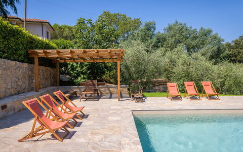 Casale Marittimo 400: Piscine, Mobilier De Jardin, Meubles, Ombre, Recours, Composite, Dalle, Eco Hôtel, Chaise, Pot De Fleur