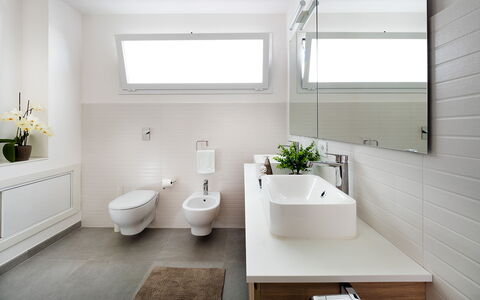 Casa Biancoverde - Marsala, Sicilia: Plante, Propriété, Robinet, Luminaire Plomberie, Fenêtre, Blanc, Salle De Bains, Évier, Lavabo