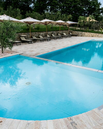 Villa Niccione: L'Eau, Plante, Piscine, Bleu Azur, Arbre, Rectangle, Ombre, Aqua, Composite, Loisir