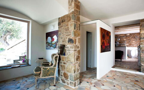 Pietramare - Castellabate, Campania: Cadre, Bois, Design Intérieur, Sol, Sol, Salle, Fenêtre, Salon, Dur, Chaise