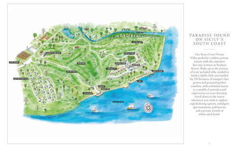 Villa Corallo - Sea Front | By Rocco Forte Villas: Carte, Monde, Police De Caractère, Terrestre Des Plantes, Design Urbain, Rectangle, Pente, Paysage Naturel, L'Eau