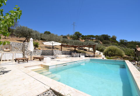 Villa Roccella Ionica, Sea View, a c: L'Eau, Plante, Ciel, Piscine, Bâtiment, Arbre, Mobilier De Jardin, Loisir, Composite, Paysage