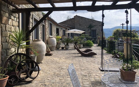 San Noto House With Pool Ac Wifi: Plante, Pot De Fleur, Ciel, Bâtiment, Plante D'Appartement, Ombre, Maison, Bois, Paysage, Immobilier