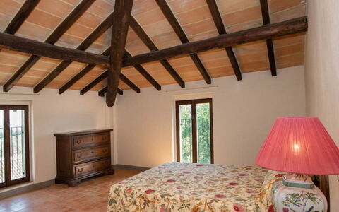 Cascina del Castello: Design Intérieur, Bois, Meubles, Plafond, Sol, Sol, Domicile, Pièce, Chambre, Lit