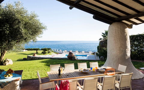 Villa Luna Blu: Bleu, Meubles, Mobilier De Jardin, Mer, Ombre, Recours, Côte, Océan, Loisir, Eco Hôtel