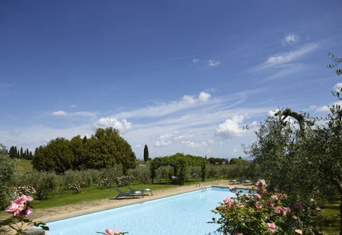 Villa del Riccio: Arbuste, Jardin, Biens, Aménagement Paysager, Hacienda, Villa, Piscine, Plantation, Cour, Ferme