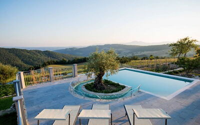 Villa Rufeno: Paysage, Colline, Chaîne De Montagnes, Mobilier De Jardin, Piscine, Station De Montagne, Eco Hôtel, Recours, Aménagement Paysager, Biens