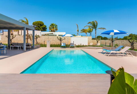 Villa Marzamemi: Bleu, Piscine, Recours, Eco Hôtel, Loisir, Villa, Biens, Mobilier De Jardin, Hôtel