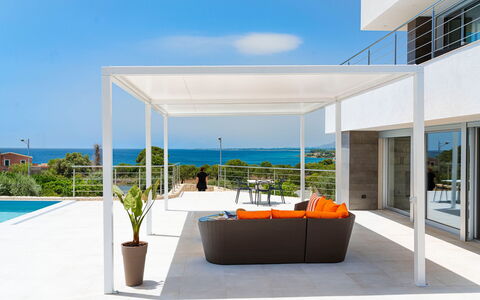 Villa Nina: Mobilier De Jardin, Meubles, Ombre, Structure En Plein Air, Chaise, Patio, Pergola, Piscine, Pot De Fleur, Eco Hôtel