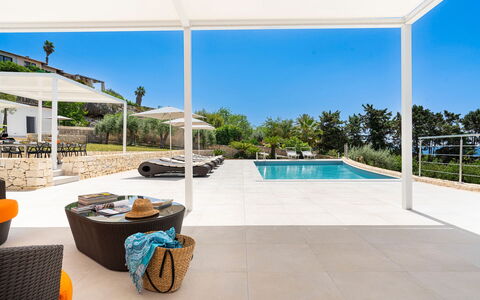 Villa Nina: Meubles, Mobilier De Jardin, Chaise, Piscine, Recours, Ombre, Composite, Eco Hôtel, Tableau De Plein Air, Loisir