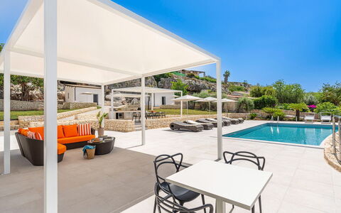 Villa Nina: Meubles, Mobilier De Jardin, Chaise, Ombre, Recours, Patio, Structure En Plein Air, Tableau De Plein Air, Eco Hôtel, Piscine