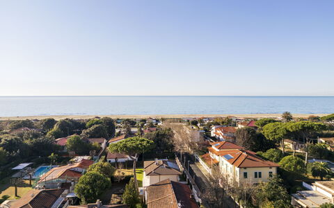 Casa Liliana Ac, Wifi, Forte Dei Marmi: Zone Résidentielle, Horizon, Côte, Mer, Cotiers Et Relief Océaniques, Océan, Banlieue, Rive, Plage, Baie