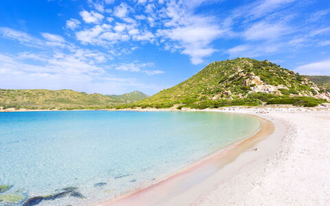 Le Fontane Apartments In Villasimius: Bleu, L'Eau, Plan D'Eau, Plage, Côte, Cotiers Et Relief Océaniques, Rive, Mer, Été, Banque