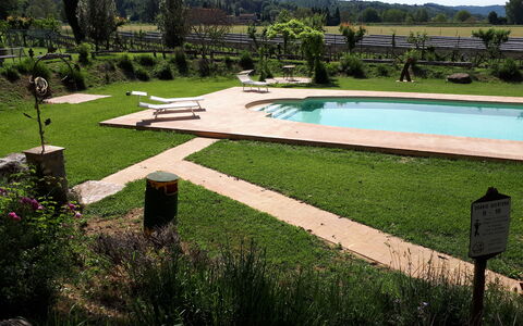 Appartamento Vele, Wifi, Near Perugia: Jardin, Piscine, Mobilier De Jardin, Pelouse, Ombre, Arrière-Cour, Aménagement Paysager, Loisir, Parc, Caractéristique De L'Eau