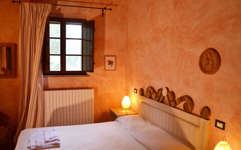Appartamento Scuderia Del Borgo, Wifi, Perugia: Mur, Design Intérieur, Meubles, Sol, Chambre, Plafond, Domicile, Pièce, Lit, Linge