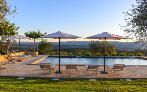 Podere Vigna Nuova: Ciel, Arbre, Piscine, Mobilier De Jardin, Balancelle, Recours, Parapluie, Eco Hôtel, Aménagement Paysager, Ville Resort