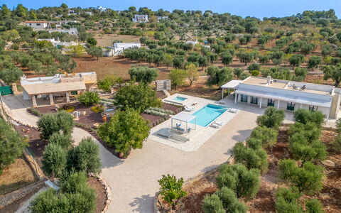 Villa Prestige: Piscine, Biens, Recours, Eco Hôtel, Hacienda, Villa, Photographie Aérienne, Hôtel