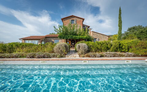 Villa Olivo: Bleu, Arbuste, Biens, Jardin, Piscine, Aménagement Paysager, Villa, Hacienda, Ferme, Eco Hôtel