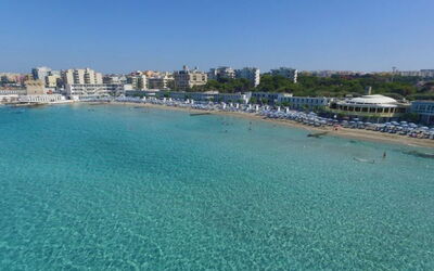 Giovanni Apartment In Gallipoli, Ac, Seaside: Bleu, Ressources En Eau, L'Eau, Plan D'Eau, Horizon, Mer, Voie Navigable, Cotiers Et Relief Océaniques, Plage