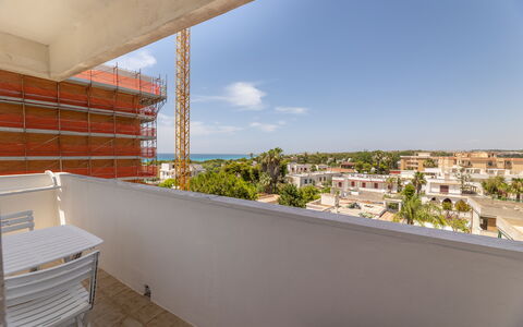 Sea View Apartment, Ac Gallipoli: Appartement, Balcon, Ombre, Hôtel