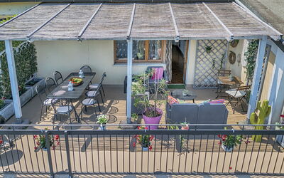 location de vacances Casamia Sky-High Panoramic Retreat: Penthouse with - Sienne, Toscane, Italie