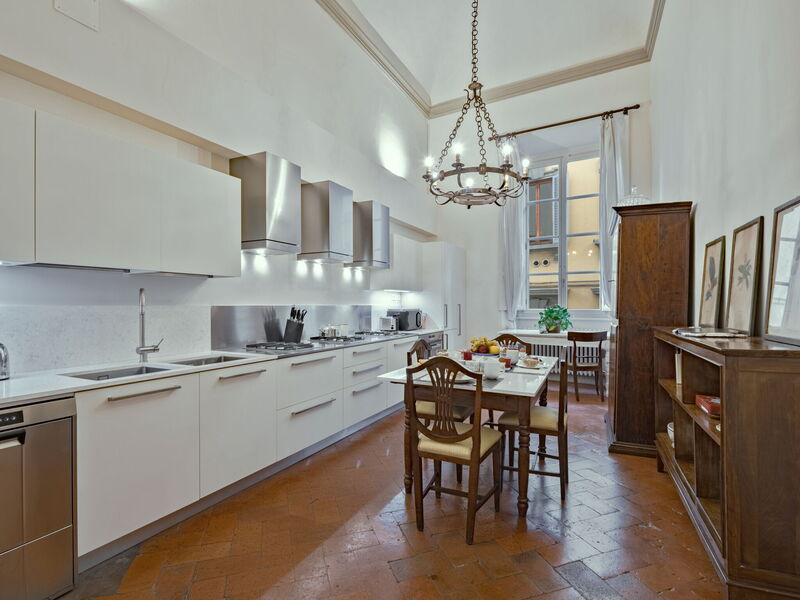 Elegant Suite: Florence Apartment with View on Med