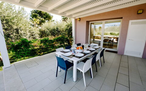 Villa Virginia: Meubles, Chaise, Table, Mobilier De Jardin, Tableau De Plein Air, Table Cuisine Et Salle A Manger, Jardin, Ombre, Aménagement Paysager, Patio