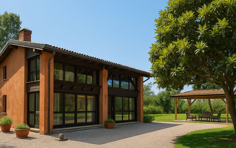 Venice Photobirding, Nature And Culture: Bois, Porte, Domicile, Toit, Chalet, Batiments Jardin, Biens, Jardin, Ferme, Pelouse