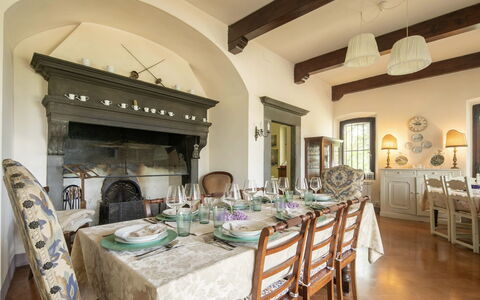 Villa Albertina: Meubles, Design Intérieur, Chaise, Table, Mur, Salle À Manger, Bois, Table Cuisine Et Salle A Manger, Plafond, Sol