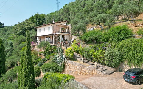 Uno Sguardo sul Mare: Végétation, Arbuste, Paysage, Zone Rurale, Maison, Communauté Des Plantes, Station De Montagne, Printemps, Village