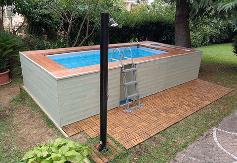 Casa Silvia: Bois, Sol, Piscine, Sol, Composite, Tache De Bois, Dur, Jardin, Arrière-Cour, Ombre