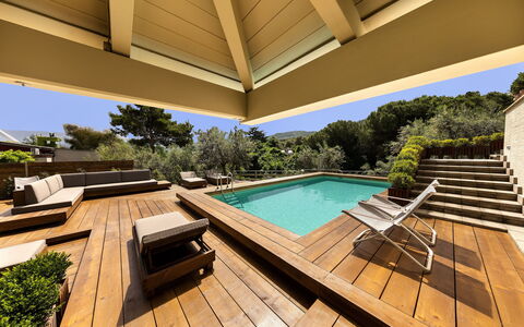 Villantonella: Piscine, Bois, Recours, Architecture, Eco Hôtel, Ombre, Plate-Forme, Composite, Mobilier De Jardin, Dur
