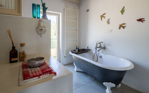 Villa Poggio Zucchino, Pool, Wellness, Piacenza: Design Intérieur, Luminaire Plomberie, Éclairage, Sol, Meubles, Baignoire, Sol, Domicile, Salle De Bains, Pièce