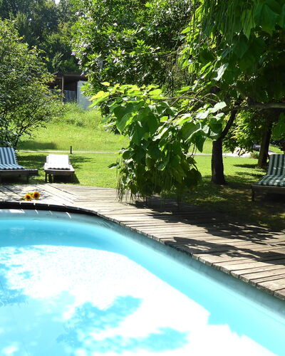 Chalet Fagarè, Pool, Sauna, Prosecco Hills: Piscine, Mobilier De Jardin, Meubles, Ombre, Arrière-Cour, Recours, Jardin, Chaise, Parapluie, Loisir