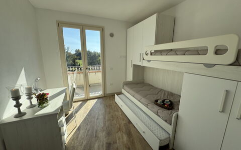 Villa al Glicine Proprietà: Appartement, Sol, Sol, Pièce, Dortoir, Chambre, Conception, Parquet, Lit